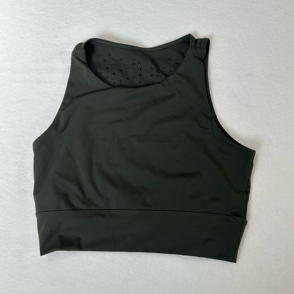 Elastique L'Original Lymphatic Crop Top / Bra in Olive